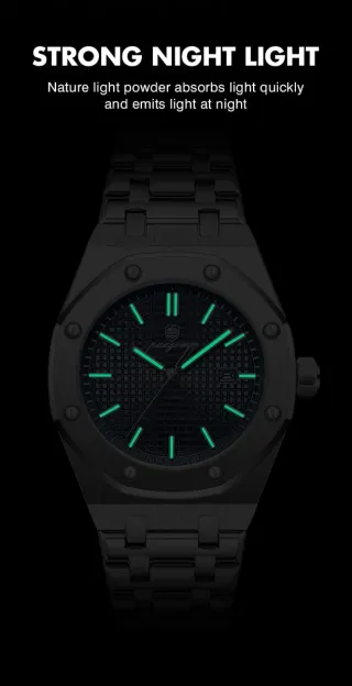 Reloj paazomu Hombre Esfera Azul Acero