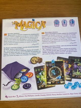 Juego de mesa Via Magica Paolo Mori