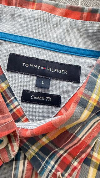 Camisa Tommy Hilfiger Cuadros Talla L