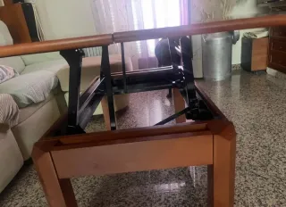 Mesa de comedor extensible de madera