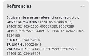 Bomba Agua Opel Corsa C 3 Cilindros 1000cc 12v