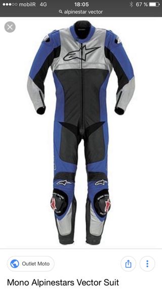 Mono de cuero Alpinestars 1 pieza