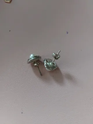 Pendientes Tous Nido Perla Plata