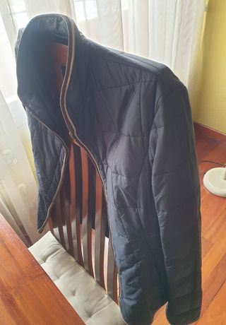 Cazadora mujer azul marino