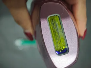 Depiladora Láser Rosa + Accesorios