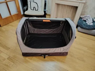 Caseta perro lona plegable