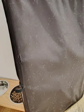 Caseta perro lona plegable