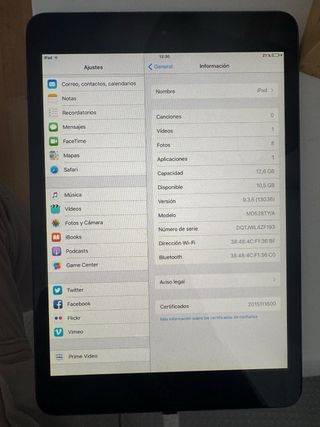 Apple iPad mini Negro