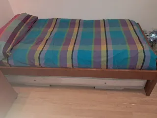 Cama nido 90x190 + Mesilla 3 cajones