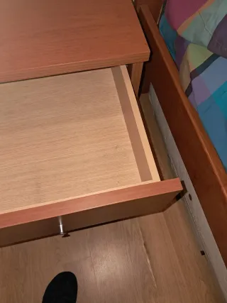 Cama nido 90x190 + Mesilla 3 cajones