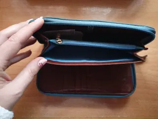 Cartera Misako Teal