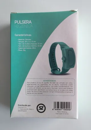 Pulsera Higiénica Verde