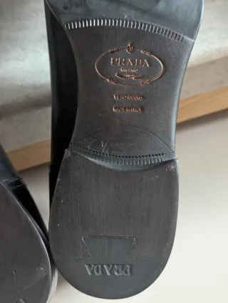 Stivali Chelsea PRADA Pelle T41.5 Nuovi