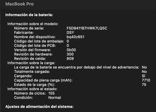 MacBook Pro 16 pulgadas