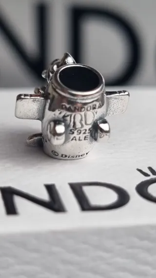 Charm Pandora Avión Mickey Minnie San Valentín