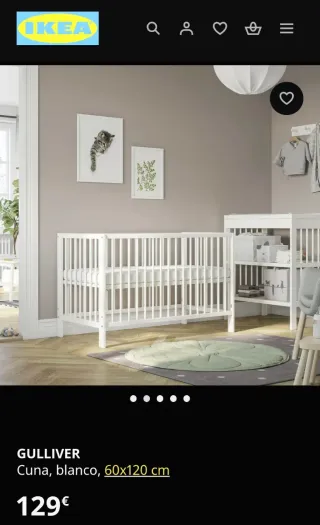 Cuna Gulliver Ikea + Colchón