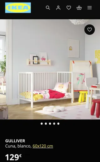 Cuna Gulliver Ikea + Colchón