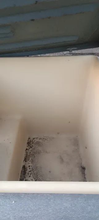 Cajón depuradora poliéster gris/verde