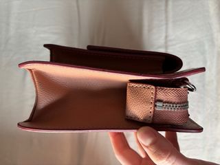 Bolso bandolera Bimba y Lola marrón/rosa