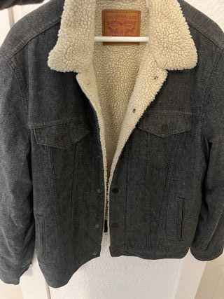 Chaqueta Levi's Sherpa Gris
