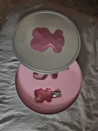 Perfume Tous Rosa y Plateado