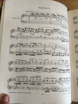 Partitas para Piano - Bach (Edición Ibérica)