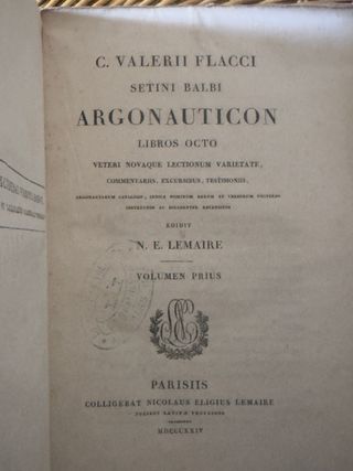 Argonauticon1824-25Nicolas-Éloi Lemaire. LATIN
