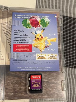 Pokemon Purpura Nintendo Switch Nuevo