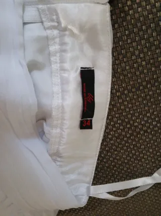 Pantalón blanco vestir elegante