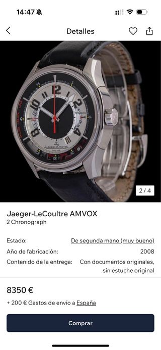 Reloj Jaeger-LeCoultre AMVOX2 Chronograph