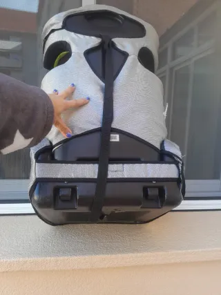 Alzador de coche con respaldo