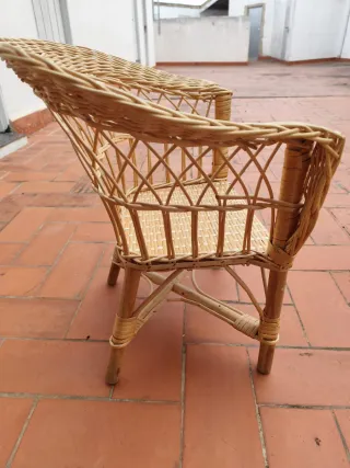 Silla mimbre infantil