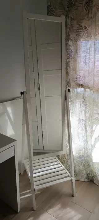 Espejo de pie Ikea Isfjorden blanco
