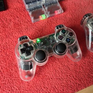 Play Station 2 PS2 Slim transparente única