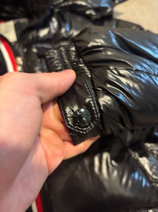 Chaqueta Moncler Negra Talla L