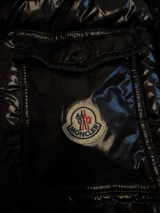 Chaqueta Moncler Negra Talla L