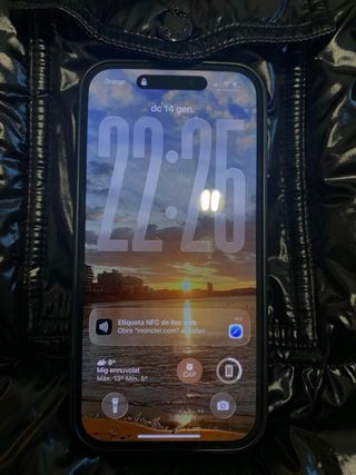 Chaqueta Moncler Negra Talla L