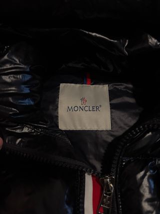 Chaqueta Moncler Negra Talla L
