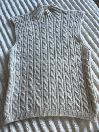 Chaleco de lana sin mangas