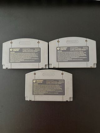 Juegos Nintendo 64 versión USA.