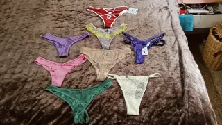 Pack 8 tangas nuevos talla S