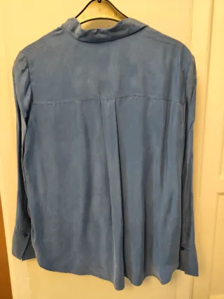 Camisa Massimo Dutti azul talla L