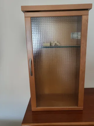 Mueble baño 2 baldas cristal
