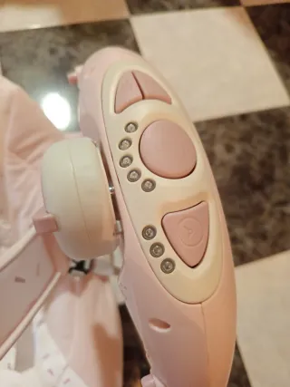 Columpio para bebé rosa