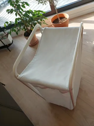 Cesto de ropa sucia Ikea blanco