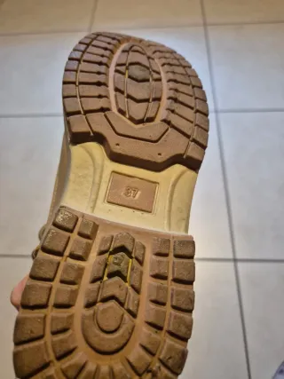 Scarponcini con pelo interno beige