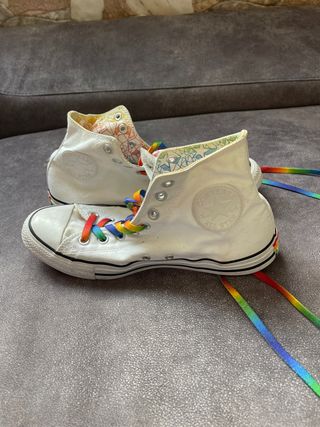 Converse All Star Blancas Arcoíris