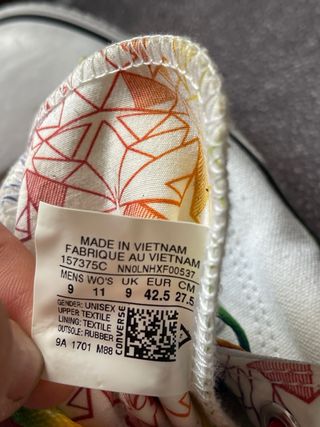 Converse All Star Blancas Arcoíris