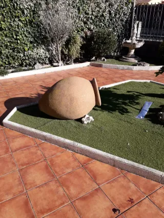 Figura tortuga antigua decorativa