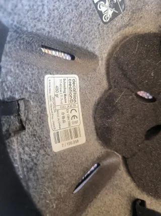 Casco bici niña morado